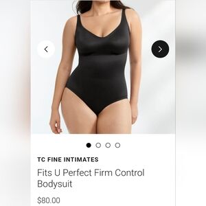 NEW Black Firm Control Bodysuit Never Worn